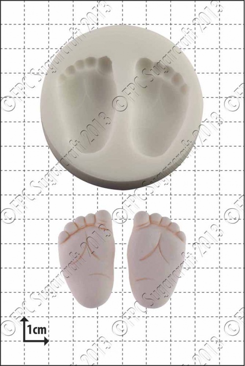 'Baby Feet (2)' Silicone Mould